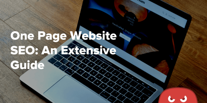 one page seo
