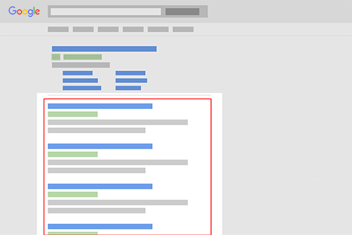 organic search rankings